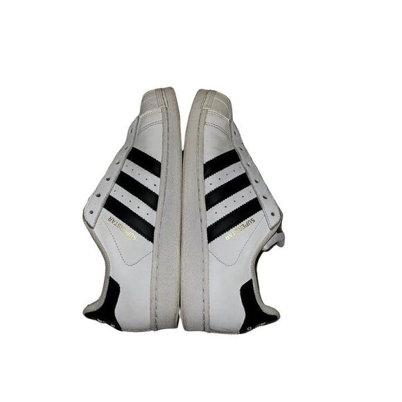 Adidas Womens Shoes White 7.5 Sneakers Superstar Shell Top - Picture 6 of 8